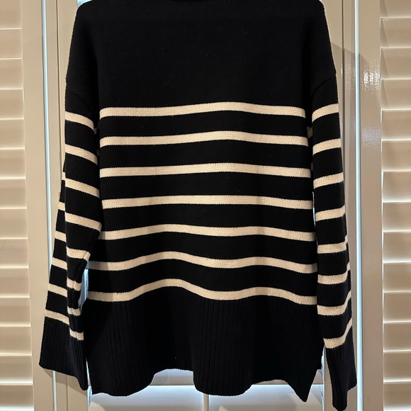 Zara Striped Sweater with Zip - Picture 14 of 14